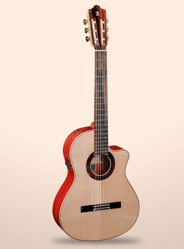 guitarra alhambra green sustain gs cutaway e8