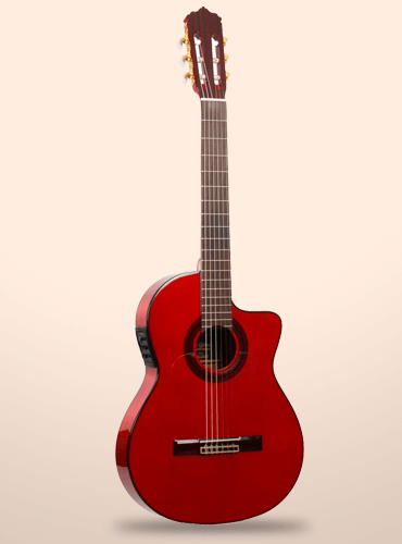 guitarra josé gómez f80nac-ceq roja